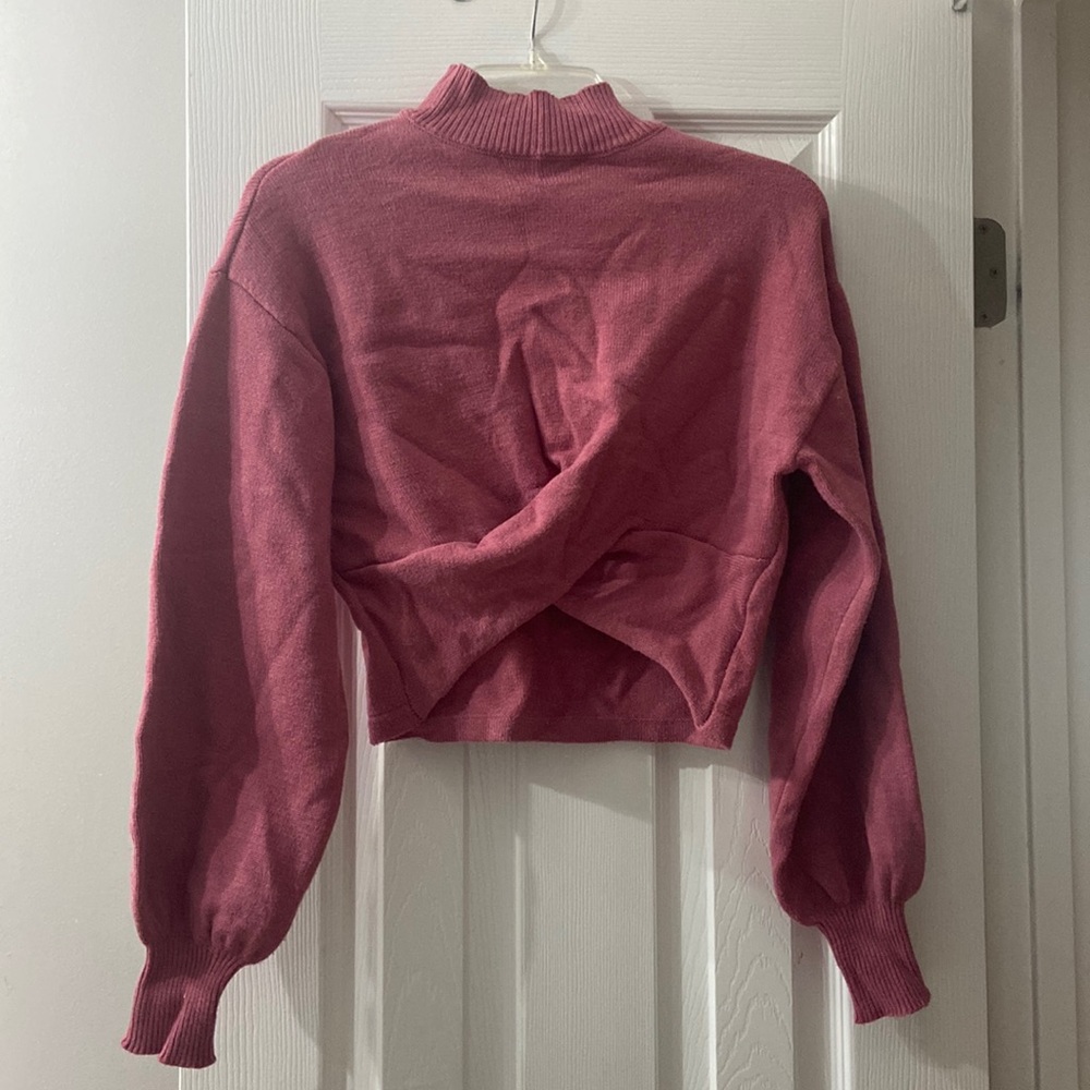 pink sweater by forever21